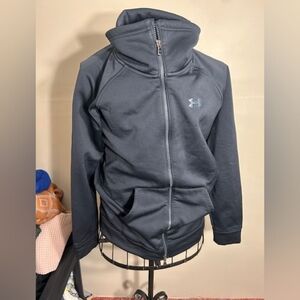 under armour size small black  womens athletic jacket coat  active wear